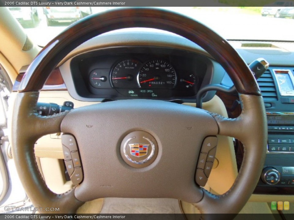 Very Dark Cashmere/Cashmere Interior Steering Wheel for the 2006 Cadillac DTS Luxury #69451858