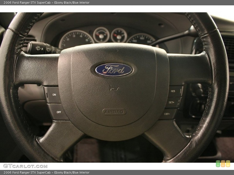 Ebony Black/Blue Interior Steering Wheel for the 2006 Ford Ranger STX SuperCab #69453967