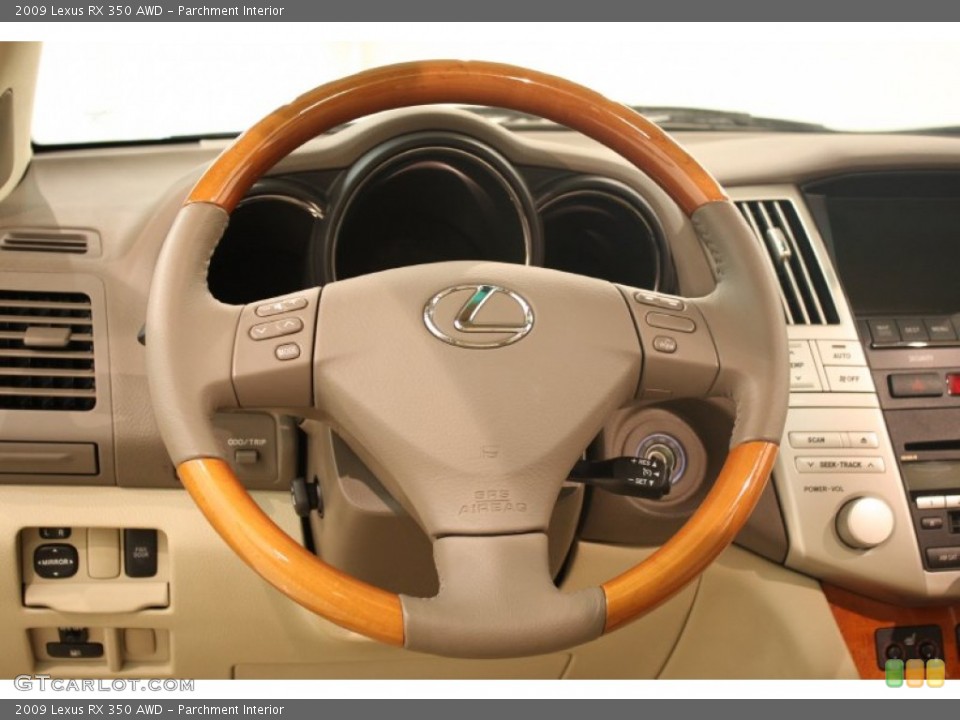 Parchment Interior Steering Wheel for the 2009 Lexus RX 350 AWD #69454564
