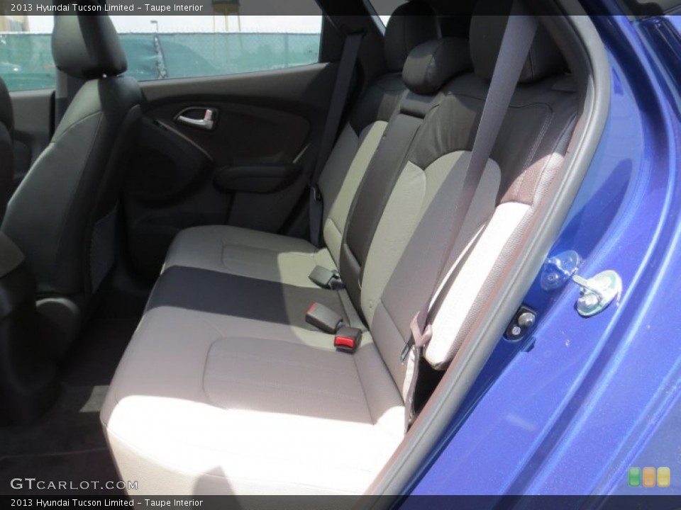 Taupe Interior Rear Seat for the 2013 Hyundai Tucson Limited #69455056