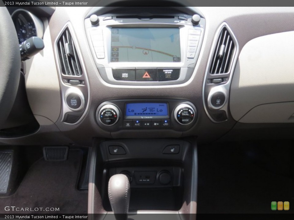 Taupe Interior Controls for the 2013 Hyundai Tucson Limited #69455090