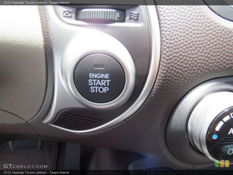 Taupe Interior Controls for the 2013 Hyundai Tucson Limited #69455116