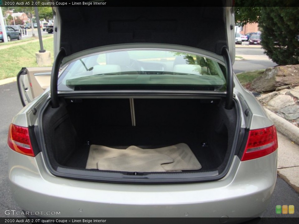 Linen Beige Interior Trunk for the 2010 Audi A5 2.0T quattro Coupe #69455809