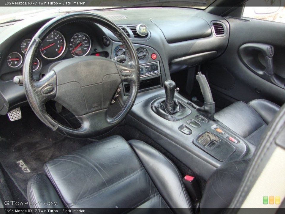 Black 1994 Mazda RX-7 Interiors