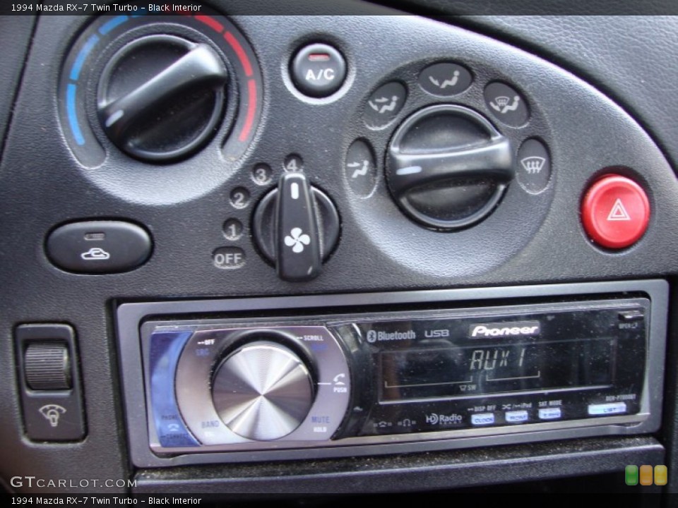 Black Interior Controls for the 1994 Mazda RX-7 Twin Turbo #69456181