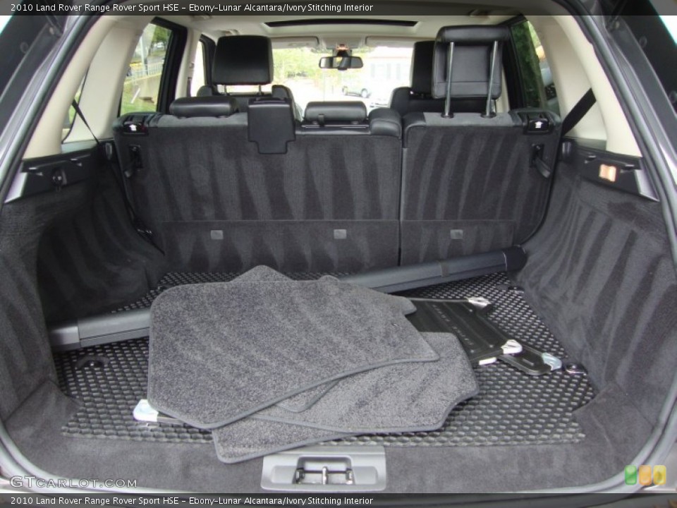 Ebony-Lunar Alcantara/Ivory Stitching Interior Trunk for the 2010 Land Rover Range Rover Sport HSE #69456457