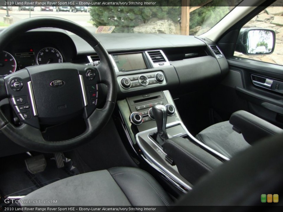 Ebony-Lunar Alcantara/Ivory Stitching 2010 Land Rover Range Rover Sport Interiors