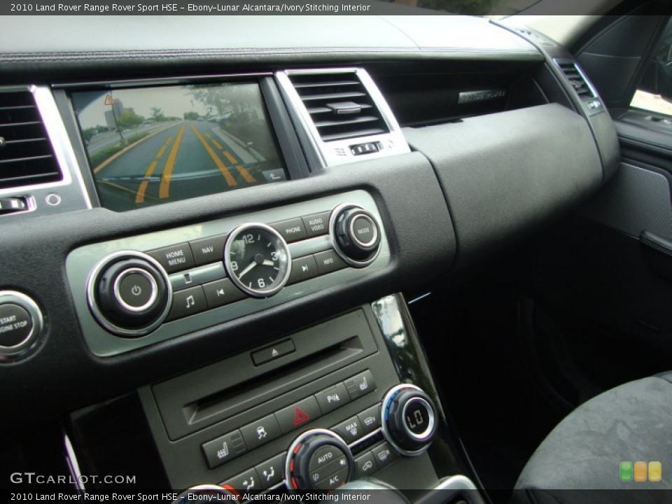 Ebony-Lunar Alcantara/Ivory Stitching Interior Controls for the 2010 Land Rover Range Rover Sport HSE #69456547
