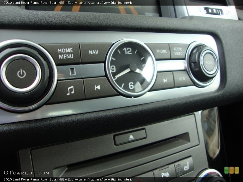 Ebony-Lunar Alcantara/Ivory Stitching Interior Controls for the 2010 Land Rover Range Rover Sport HSE #69456565