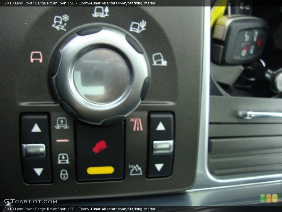 Ebony-Lunar Alcantara/Ivory Stitching Interior Controls for the 2010 Land Rover Range Rover Sport HSE #69456577