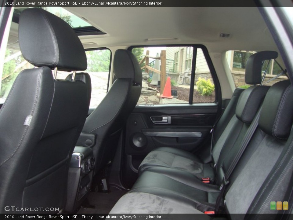 Ebony-Lunar Alcantara/Ivory Stitching Interior Rear Seat for the 2010 Land Rover Range Rover Sport HSE #69456607