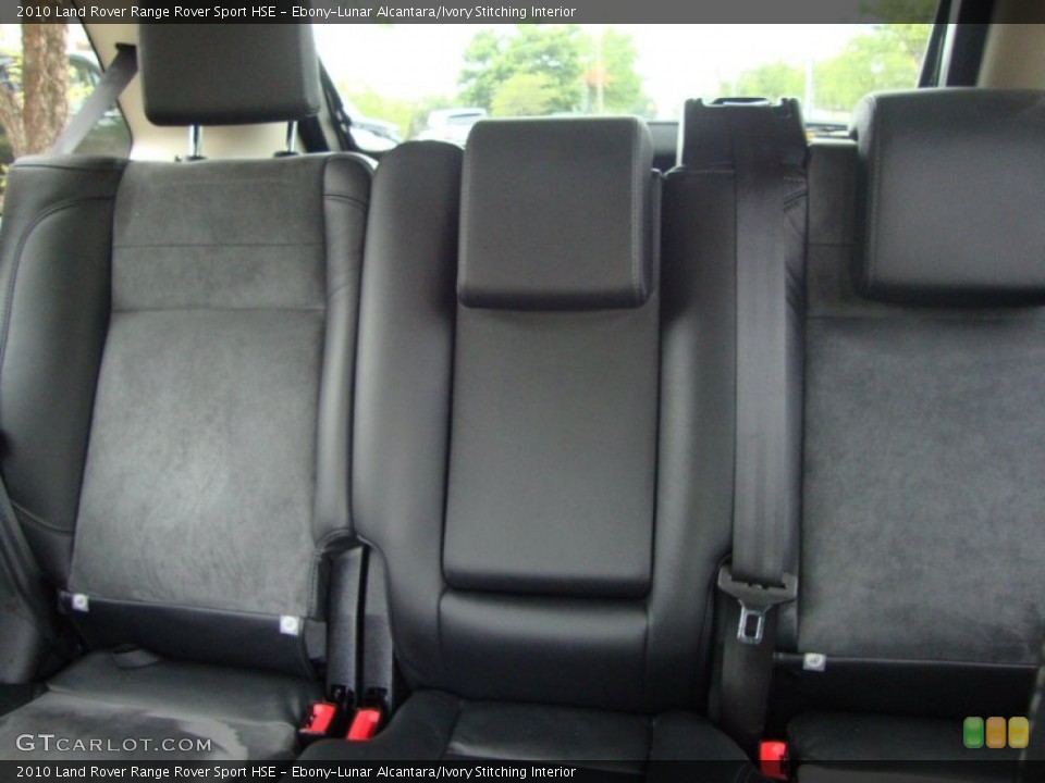 Ebony-Lunar Alcantara/Ivory Stitching Interior Rear Seat for the 2010 Land Rover Range Rover Sport HSE #69456613