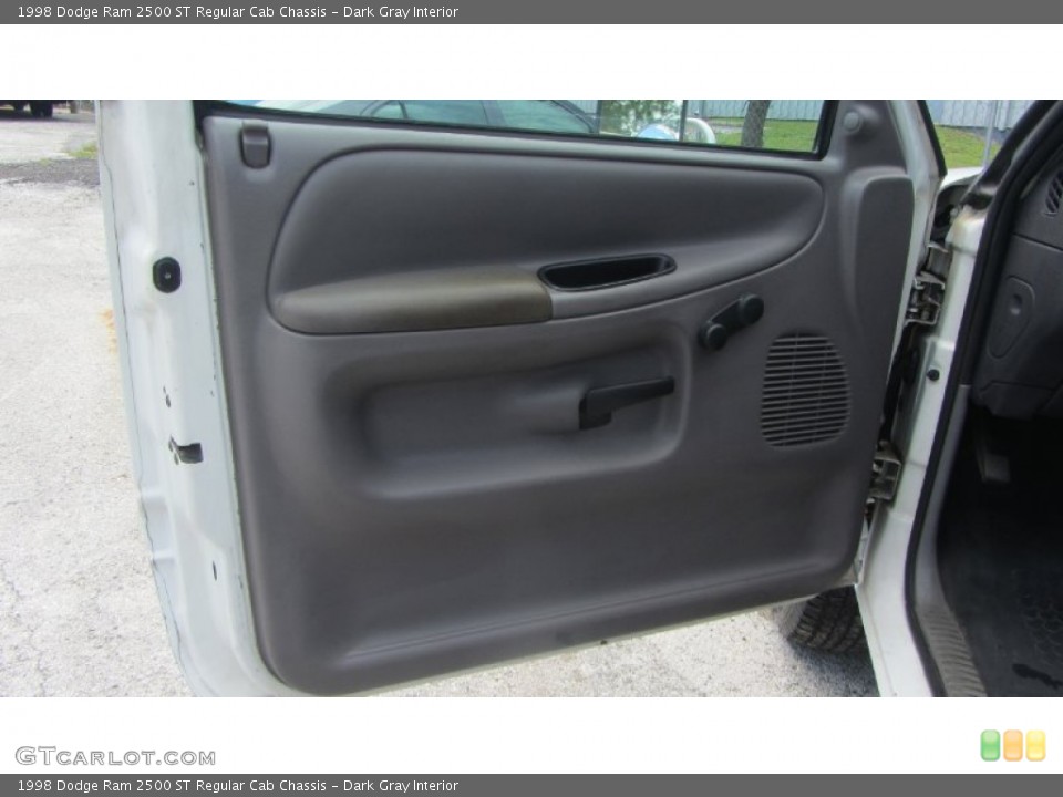 Dark Gray Interior Door Panel for the 1998 Dodge Ram 2500 ST Regular Cab Chassis #69456934