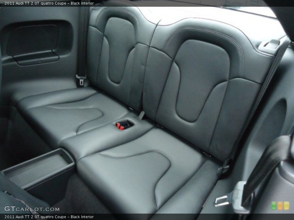 Black Interior Rear Seat for the 2011 Audi TT 2.0T quattro Coupe #69456997