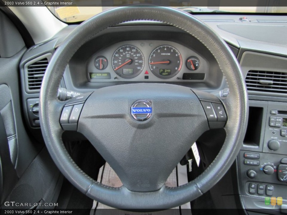 Graphite Interior Steering Wheel for the 2003 Volvo S60 2.4 #69457549