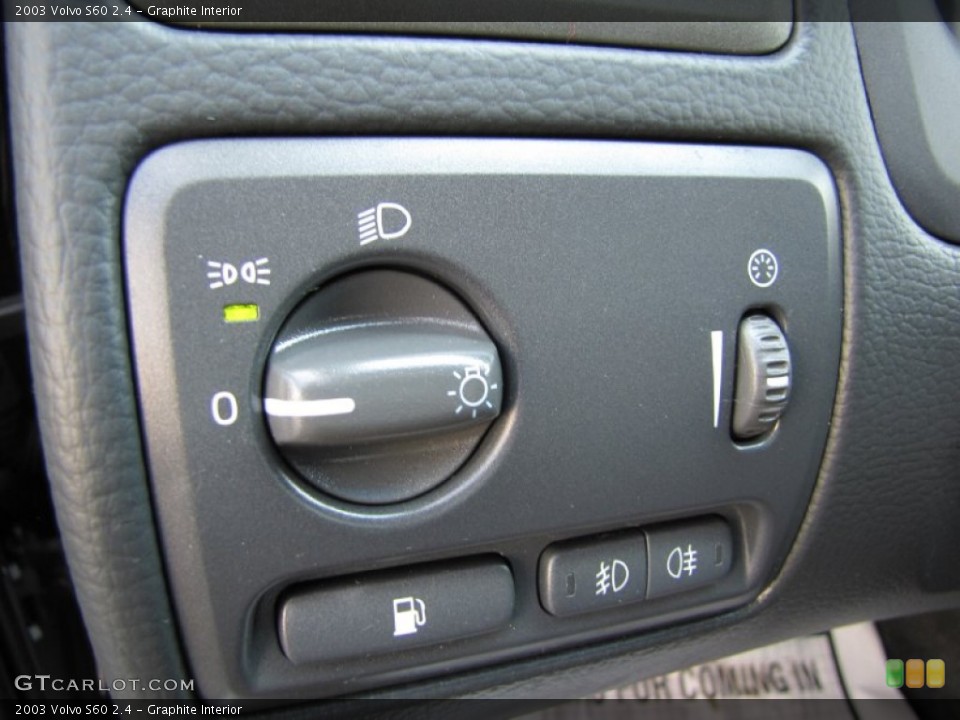 Graphite Interior Controls for the 2003 Volvo S60 2.4 #69457579