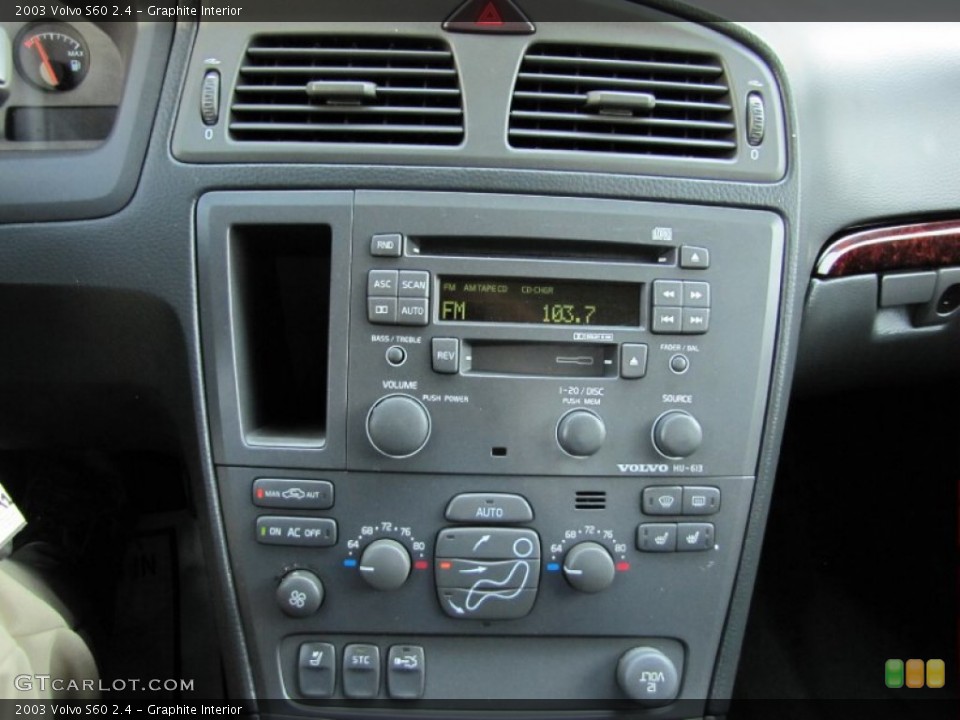 Graphite Interior Controls for the 2003 Volvo S60 2.4 #69457591
