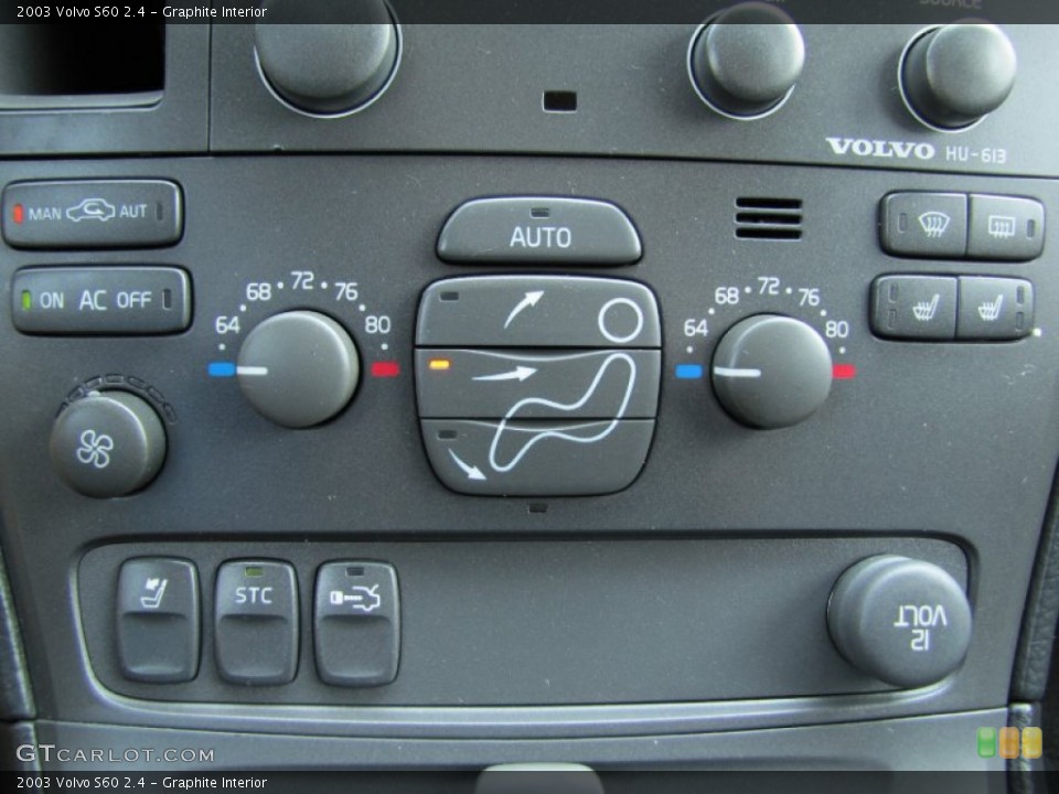 Graphite Interior Controls for the 2003 Volvo S60 2.4 #69457603