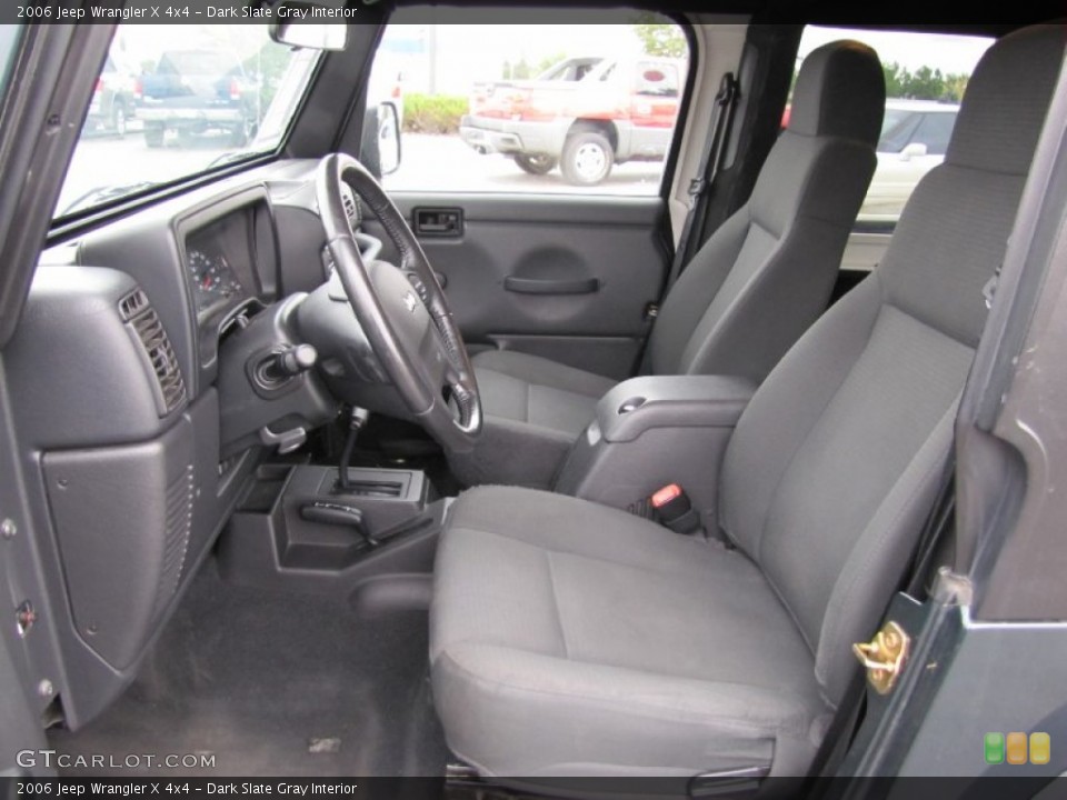 Dark Slate Gray Interior Photo for the 2006 Jeep Wrangler X 4x4 #69457963