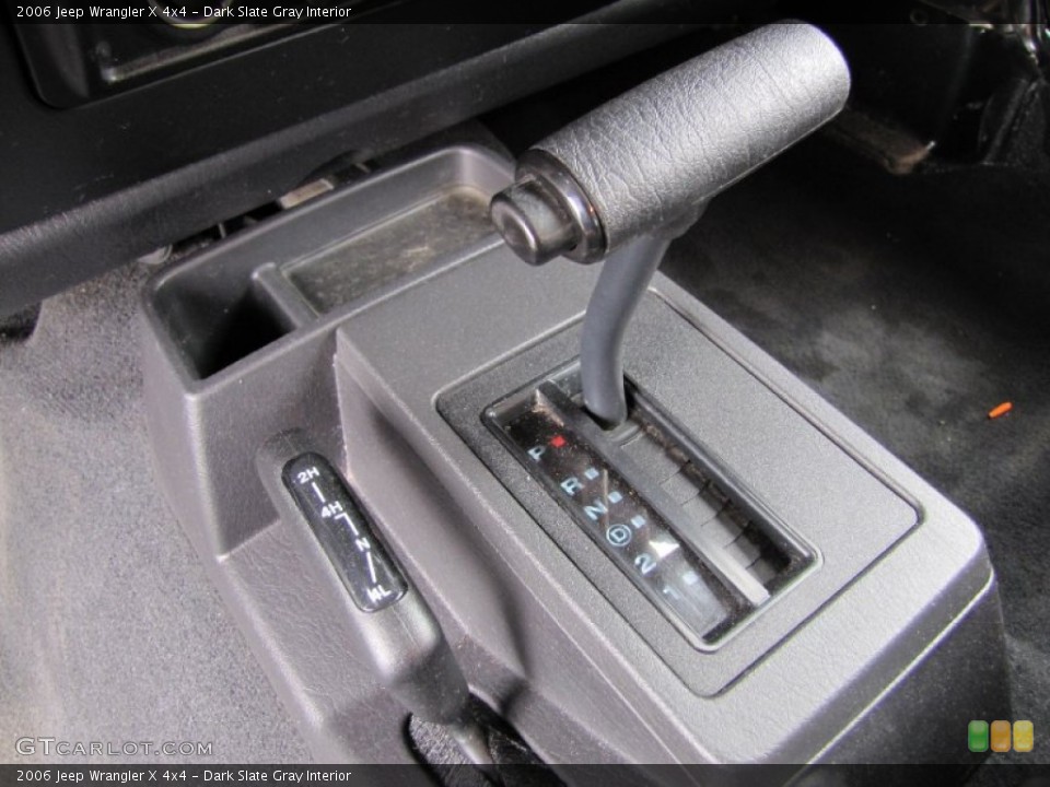 Dark Slate Gray Interior Transmission for the 2006 Jeep Wrangler X 4x4 #69457993