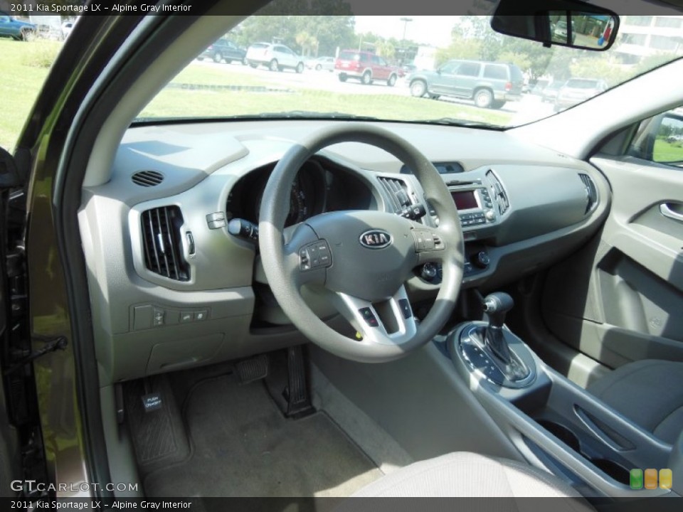 Alpine Gray Interior Dashboard for the 2011 Kia Sportage LX #69458557