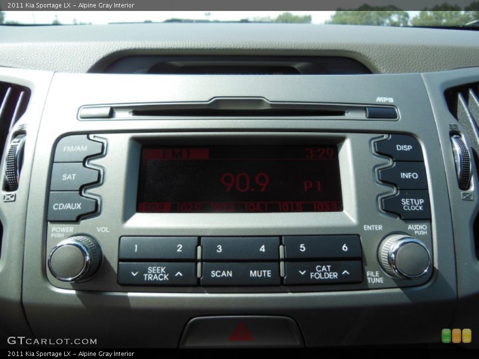Alpine Gray Interior Audio System for the 2011 Kia Sportage LX #69458596