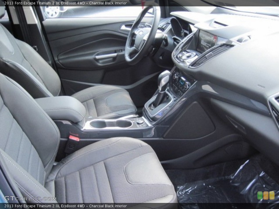 Charcoal Black Interior Photo for the 2013 Ford Escape Titanium 2.0L EcoBoost 4WD #69461628