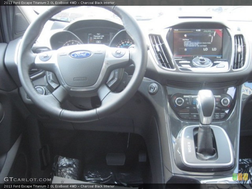 Charcoal Black Interior Dashboard for the 2013 Ford Escape Titanium 2.0L EcoBoost 4WD #69461638