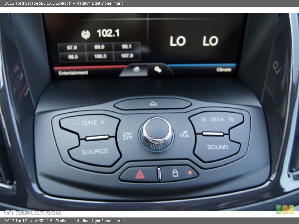 Medium Light Stone Interior Controls for the 2013 Ford Escape SEL 1.6L EcoBoost #69463204