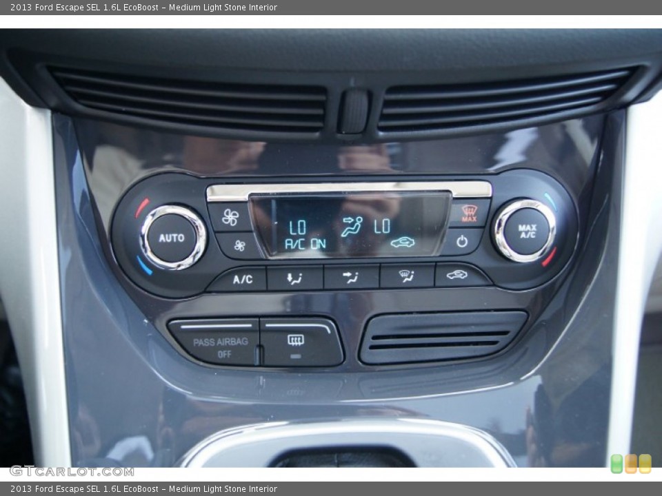 Medium Light Stone Interior Controls for the 2013 Ford Escape SEL 1.6L EcoBoost #69463215
