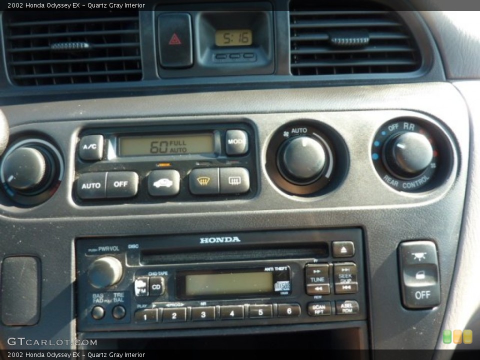 Quartz Gray Interior Controls for the 2002 Honda Odyssey EX #69465340