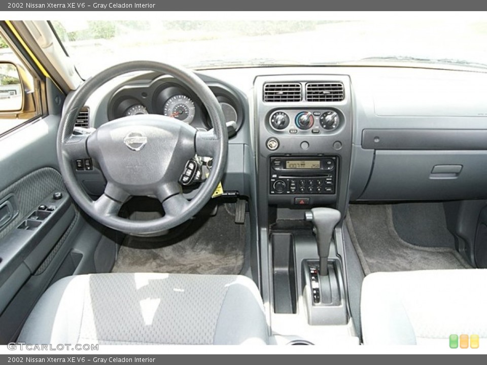 Gray Celadon Interior Dashboard for the 2002 Nissan Xterra XE V6 #69466966