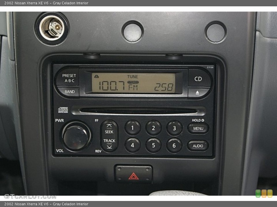 Gray Celadon Interior Audio System for the 2002 Nissan Xterra XE V6 #69467069