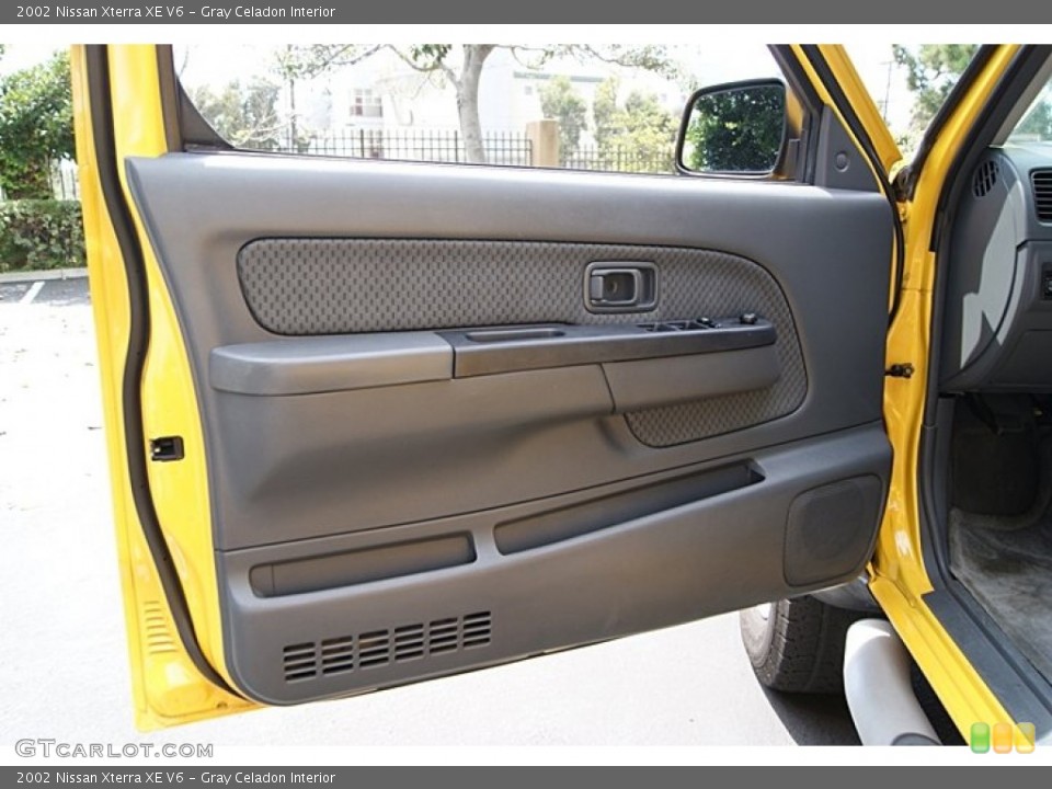 Gray Celadon Interior Door Panel for the 2002 Nissan Xterra XE V6 #69467087