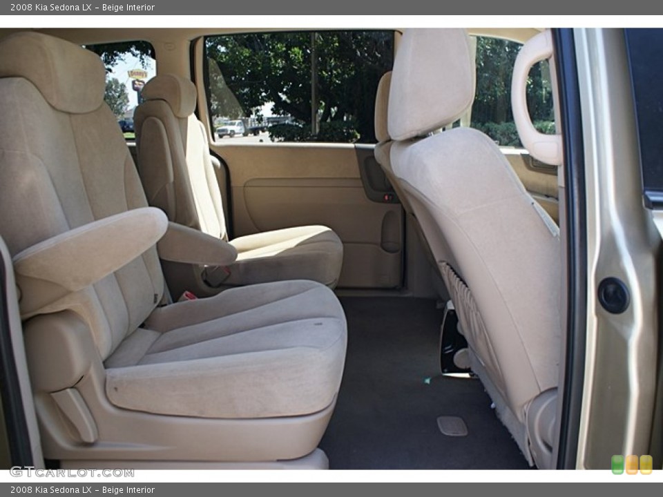 Beige Interior Rear Seat for the 2008 Kia Sedona LX #69467596