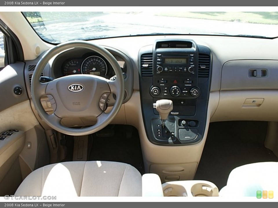 Beige Interior Dashboard for the 2008 Kia Sedona LX #69467686