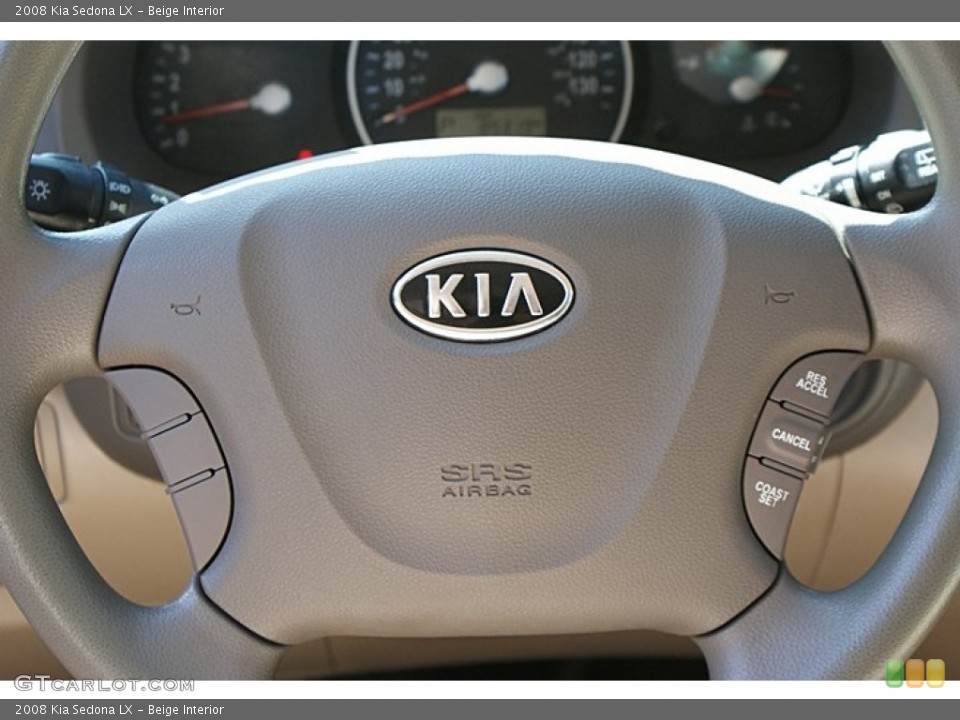 Beige Interior Controls for the 2008 Kia Sedona LX #69467704