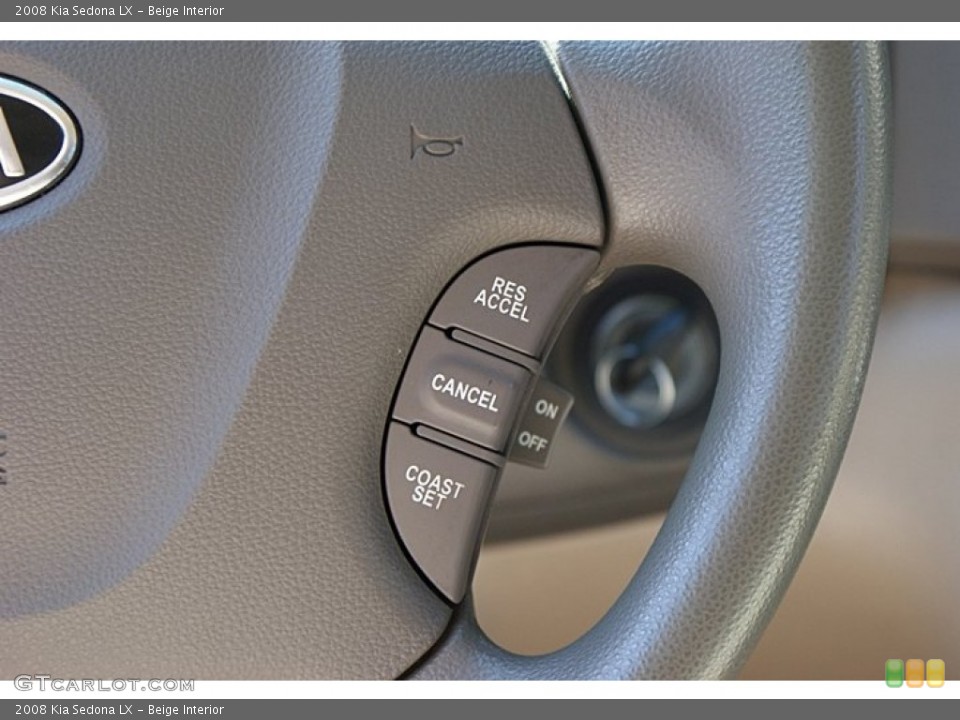 Beige Interior Controls for the 2008 Kia Sedona LX #69467782