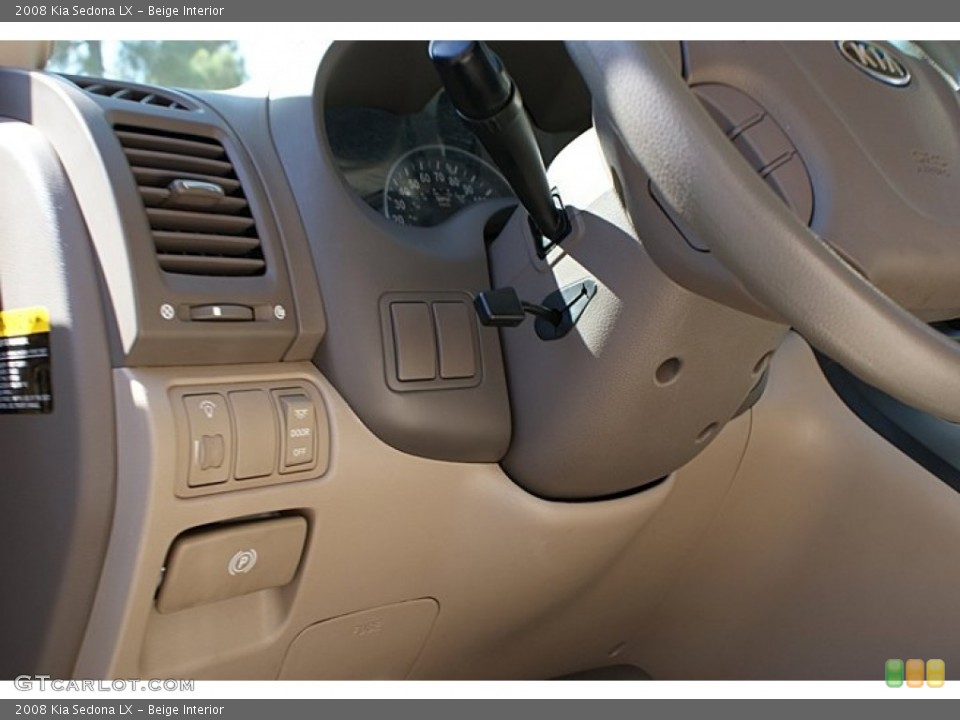 Beige Interior Controls for the 2008 Kia Sedona LX #69467815