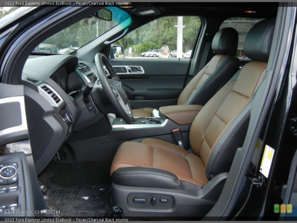 Pecan/Charcoal Black 2013 Ford Explorer Interiors