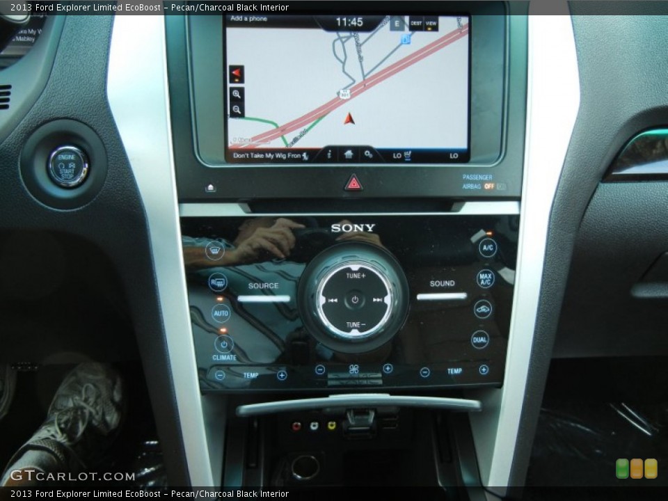 Pecan/Charcoal Black Interior Navigation for the 2013 Ford Explorer Limited EcoBoost #69472042