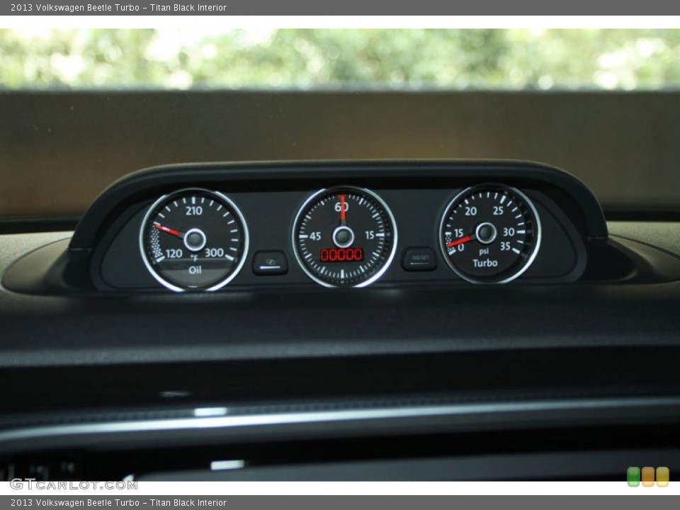 Titan Black Interior Gauges for the 2013 Volkswagen Beetle Turbo #69475045