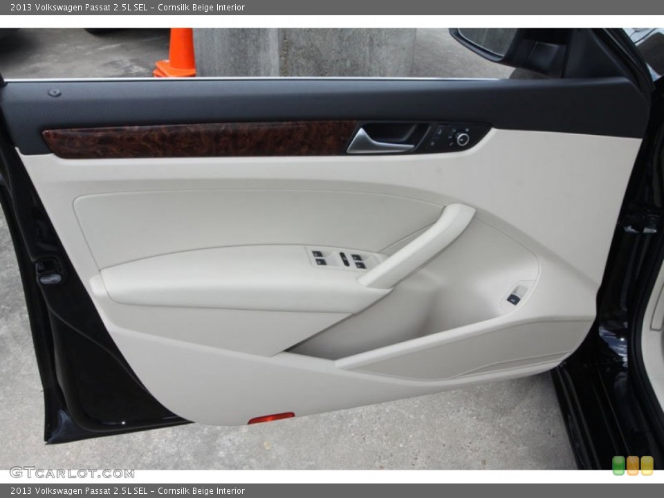 Cornsilk Beige Interior Door Panel for the 2013 Volkswagen Passat 2.5L SEL #69476170