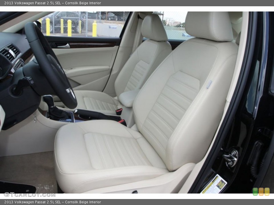 Cornsilk Beige Interior Front Seat for the 2013 Volkswagen Passat 2.5L SEL #69476187