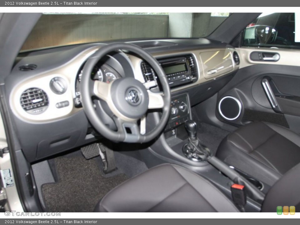 Titan Black Interior Prime Interior for the 2012 Volkswagen Beetle 2.5L #69476671