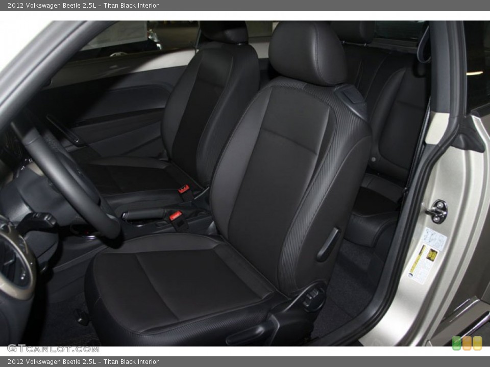 Titan Black Interior Front Seat for the 2012 Volkswagen Beetle 2.5L #69476680