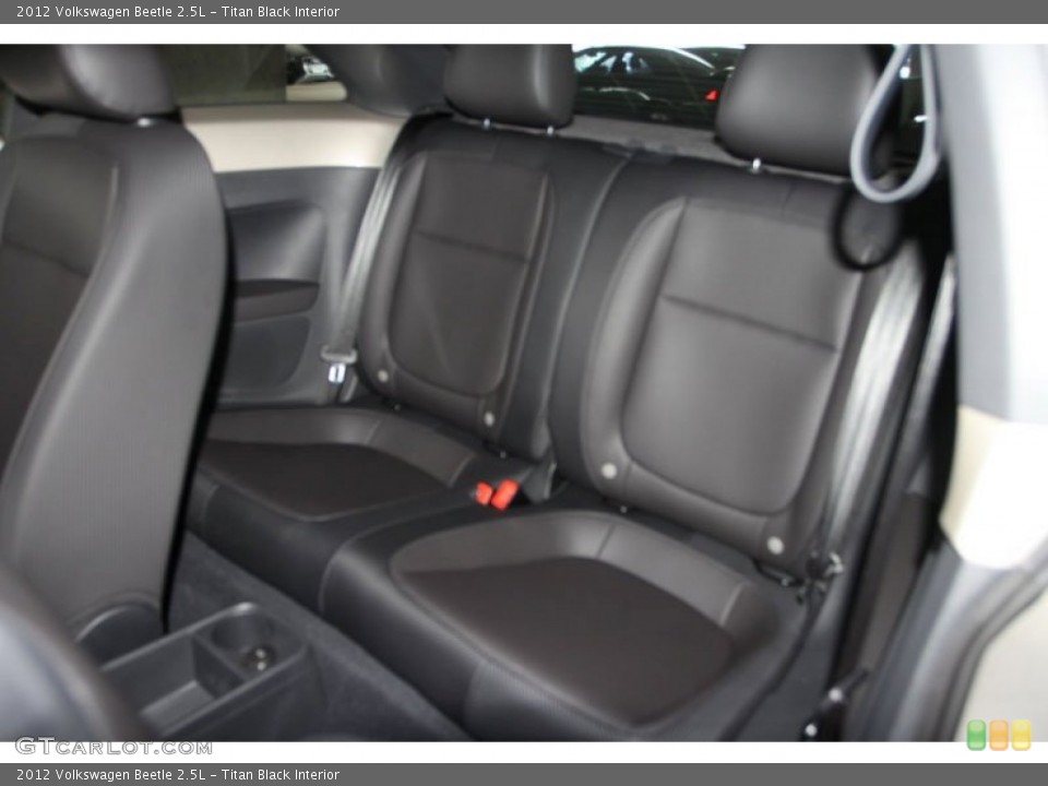 Titan Black Interior Rear Seat for the 2012 Volkswagen Beetle 2.5L #69476689