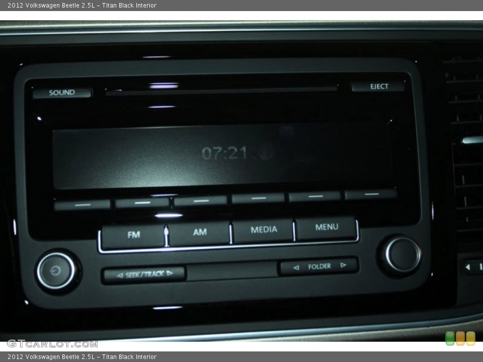 Titan Black Interior Audio System for the 2012 Volkswagen Beetle 2.5L #69476702