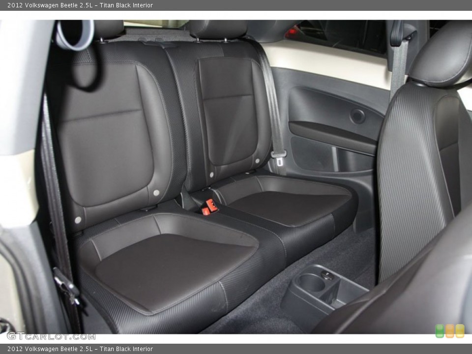Titan Black Interior Rear Seat for the 2012 Volkswagen Beetle 2.5L #69476737