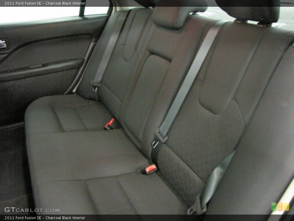 Charcoal Black Interior Rear Seat for the 2011 Ford Fusion SE #69477121